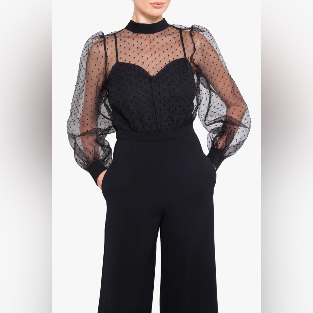 Black Halo Rosalie Jumpsuit Obsidian Charm - Picture 2 of 13